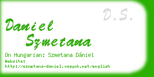daniel szmetana business card